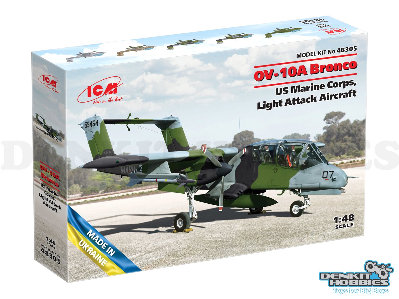 OV-10A BRONCO US MARINE CORPS PLASTIC MODEL KIT 1/48 ICM MODELS