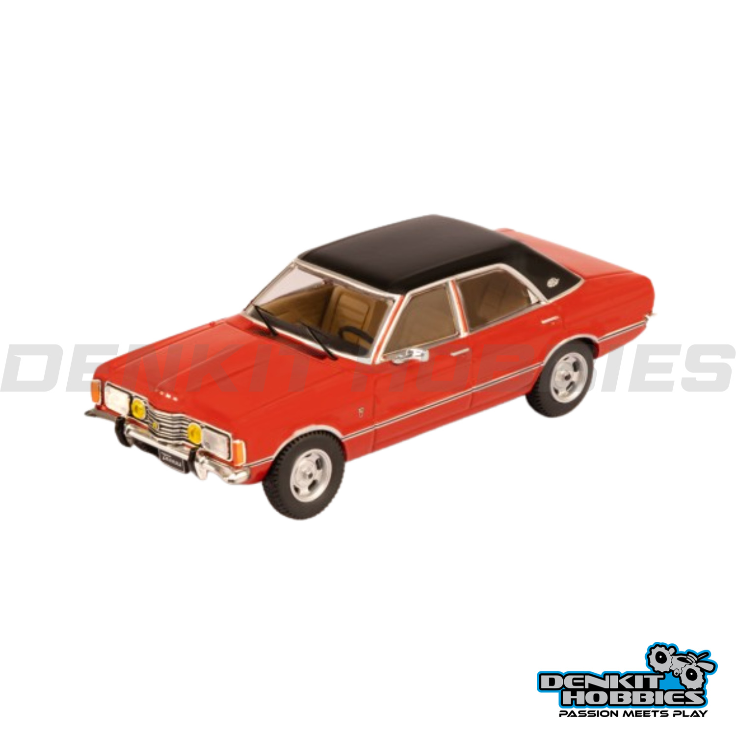 FORD TAUNUS GLX 1973 RED 1/43 SCALE IXO MODELS