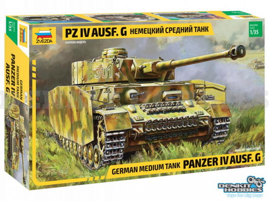 PANZER IV AUSF G PLASTIC MODEL KIT 1/35 ZVEZDA