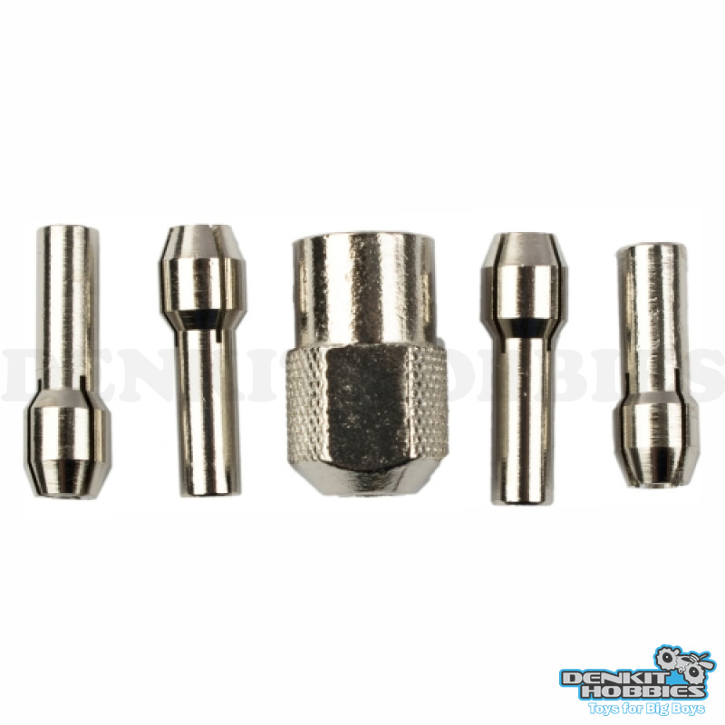 MINI QUICK CHANGE COLLET KIT 0.8/1.6/2.4/3.2MM TORK CRAFT
