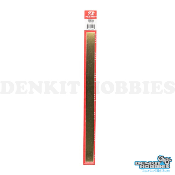 0.016 X 3/4 BRASS STRIP (1) K&S METALS
