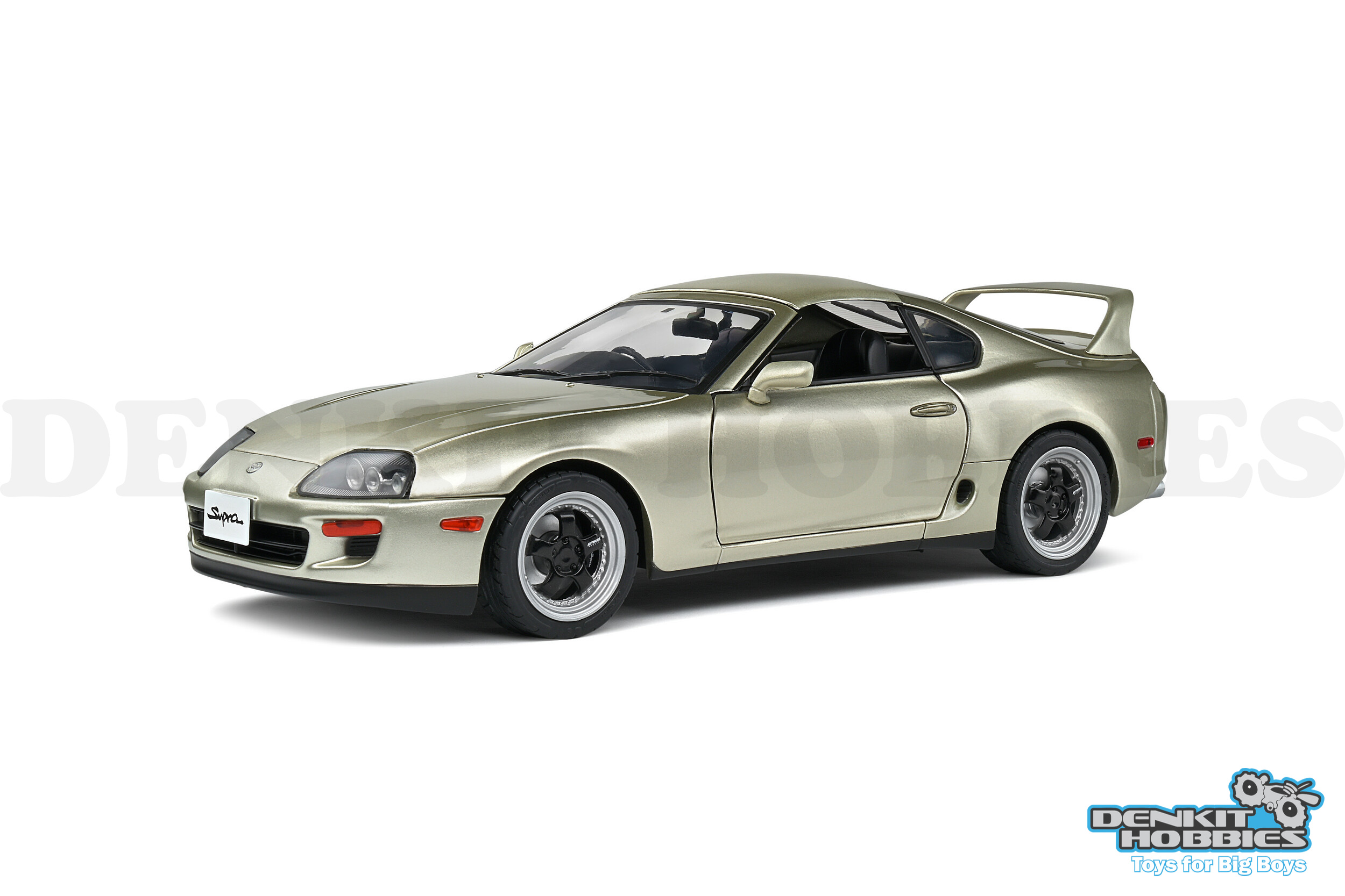 TOYOTA SUPRA MK4 A80 TARGA ROOF QUICKSILVER FX 1998 1/18 SCALE SOLIDO