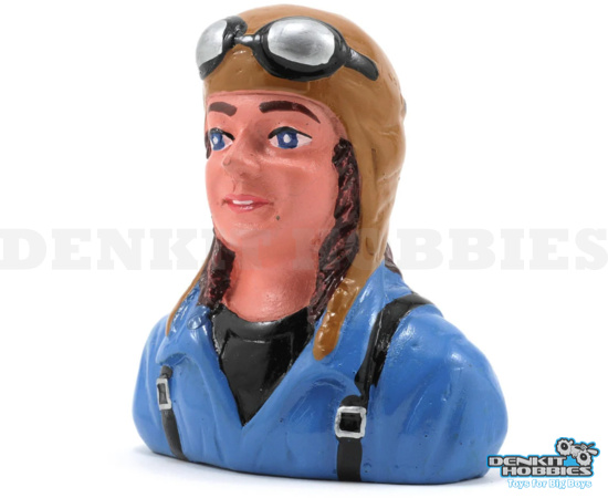 PILOT LINDA FIGURE WITH HELMET & GOGGLES 1/6 HANGAR 9