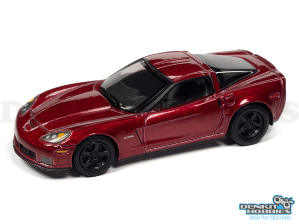CHEVY CORVETTE Z06 2012 CRYSTAL RED 1/64 SCALE JOHNNY LIGHTNING
