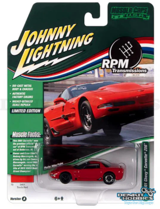 CHEVROLET CORVETTE Z06 2001 1/64 SCALE JOHNNY LIGHTNING (JLMC030A1)
