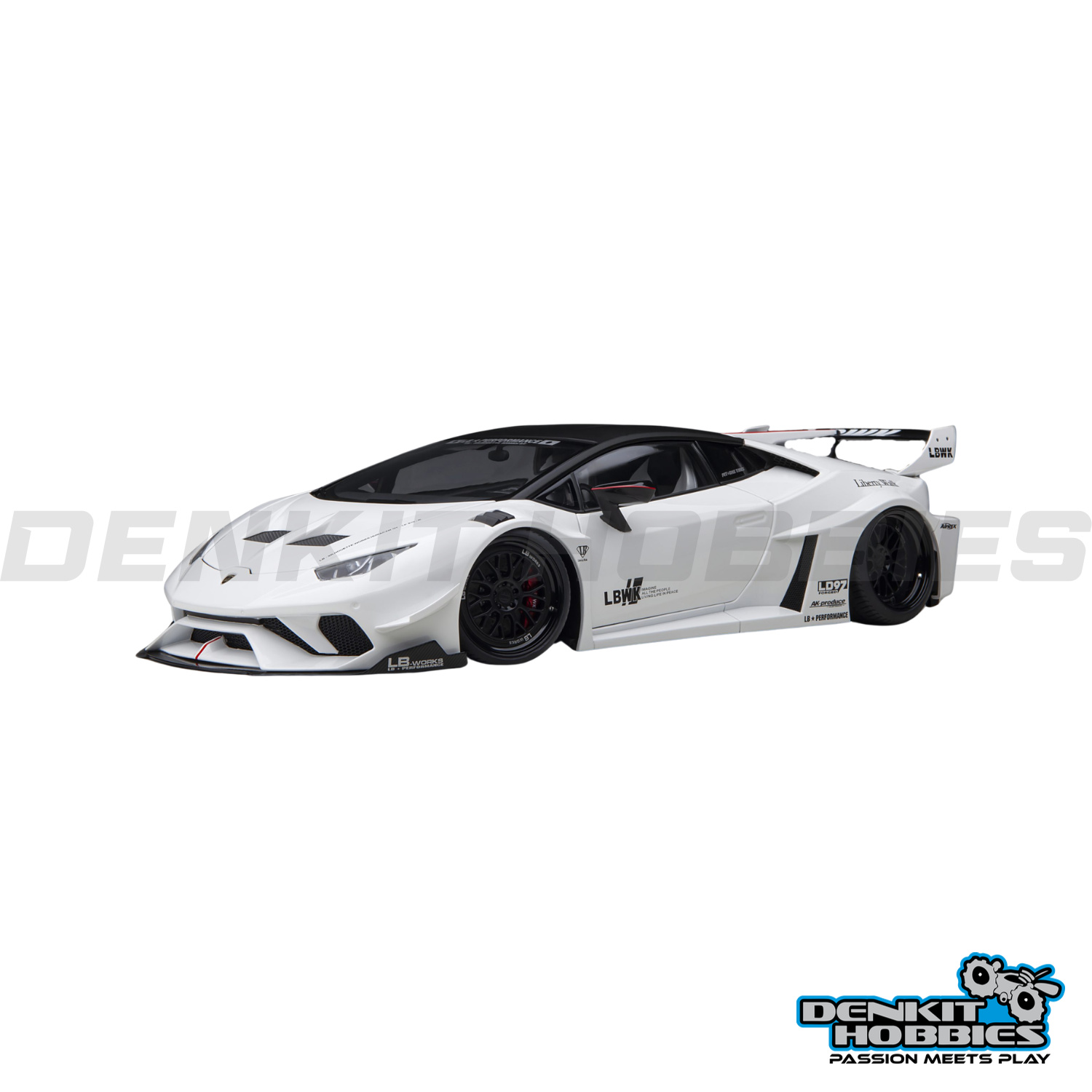 LAMBORGHINI HURACAN GT LIBERTY WALK LB SILHOUETTE 1/18 SCALE AUTOART