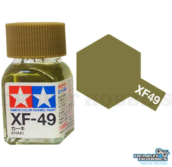 XF-49 KHAKI ENAMEL PAINT 10ML TAMIYA