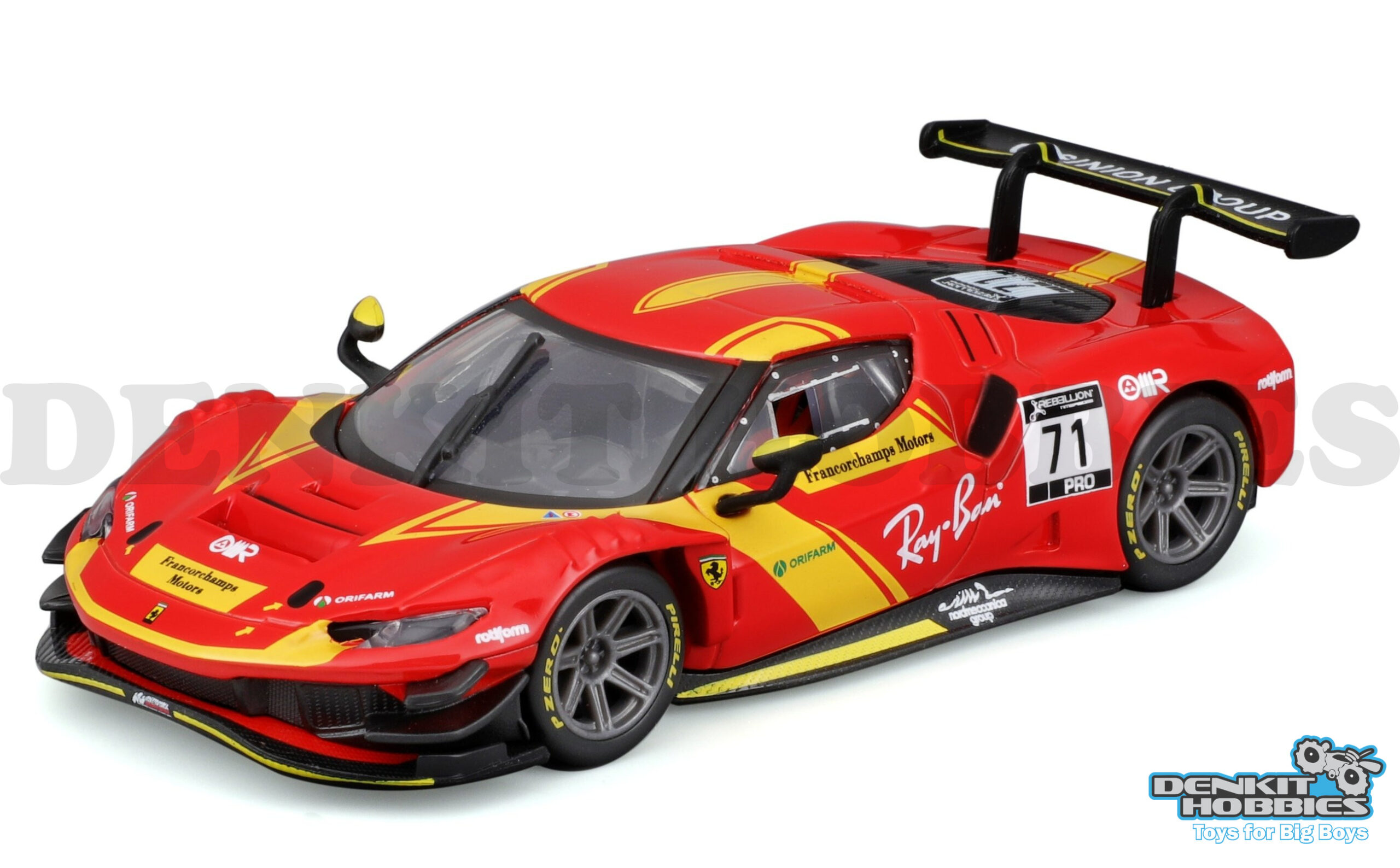 FERRARI 296 GT3 2023 1/43 SCALE BBURAGO