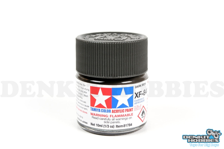 XF-84 DARK IRON MINI ACRYLIC PAINT 10ML TAMIYA