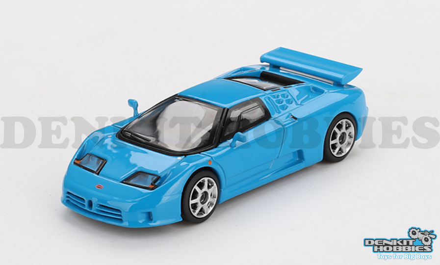 BUGATTI EB110 SUPER SPORT BLU BUGATTI 1/64 SCALE MINI GT