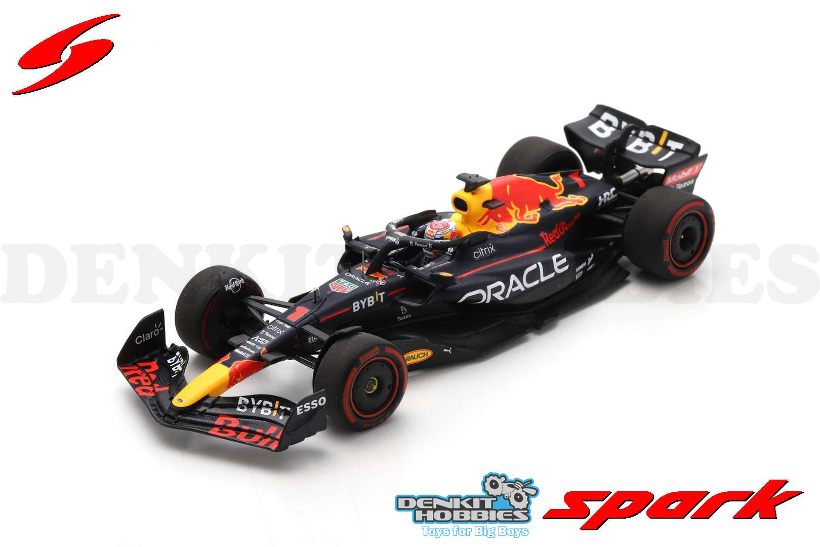 ORACLE RED BULL RACING RB18 NO.1 WINNER DUTCH GP 2022 MAX VERSTAPPEN 30TH CAREER WIN 1/43 SPARK