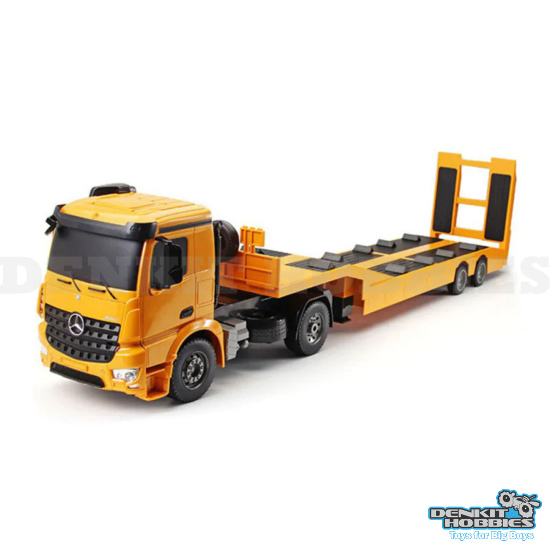 MERCEDES AROCS FLATBED TRAILER RC 1/20 DOUBLE EAGLE