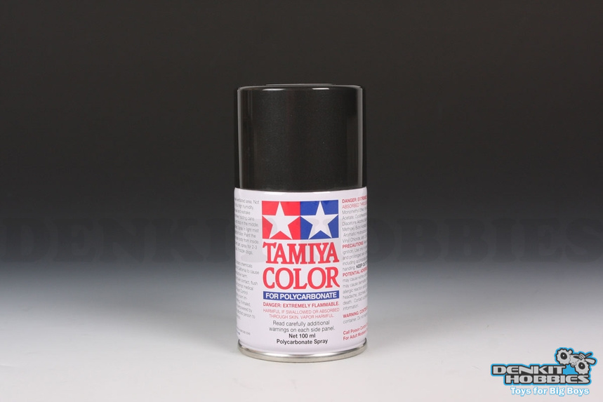 PS-23 GUN METAL POLYCARBONATE SPRAY PAINT 100ML TAMIYA