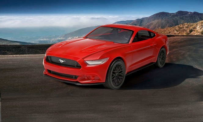FORD MUSTANG 2015 BUILD AND PLAY PLAASTIC MODEL KIT 1/25 REVELL