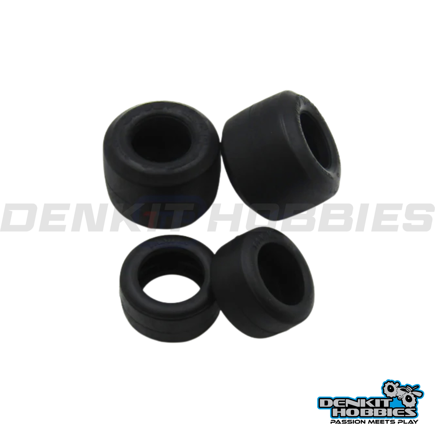 FRONT & REAR TYRES FOR F104W TAMIYA