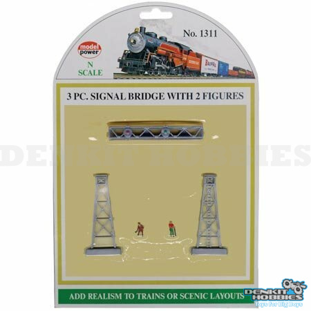 SIGNAL BRIDGE W/2 FIGURES N MODEL POWER