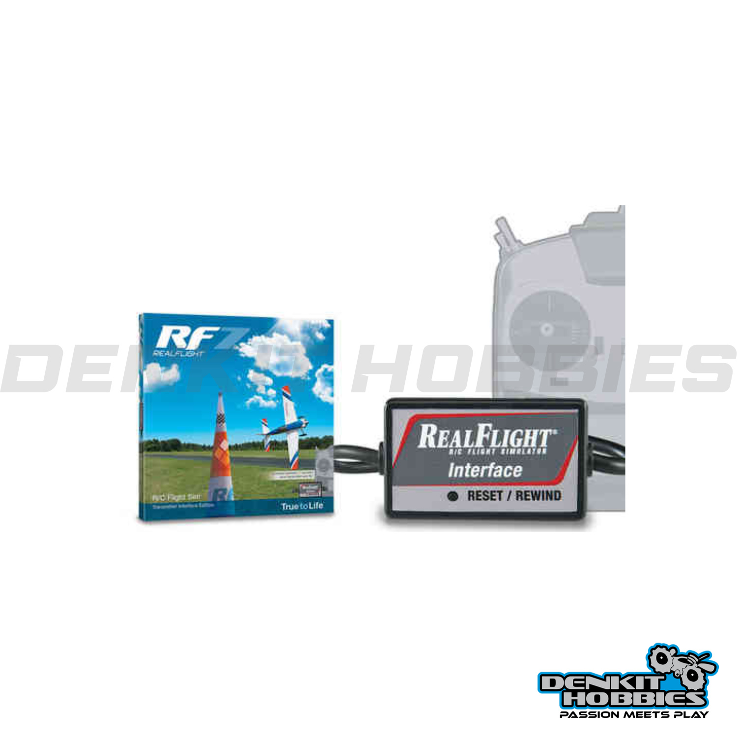 RF-7 RC FLIGHT SIM SOFTWARE WITH TRANSMITTER INTERFACE REALFLIGHT