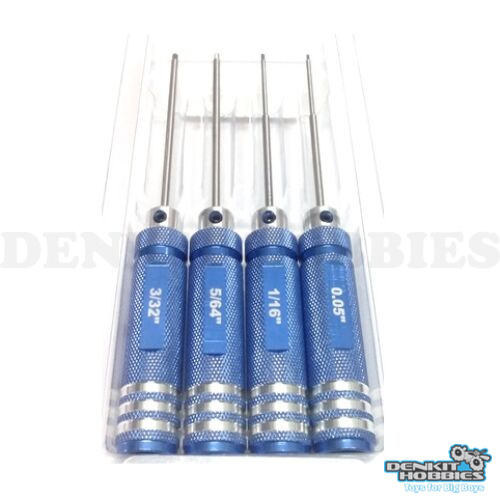 IMPERIAL HEX DRIVER SET BLUE (4) ACE