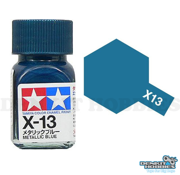 X-13 METALLIC BLUE ENAMEL PAINT 10ML TAMIYA