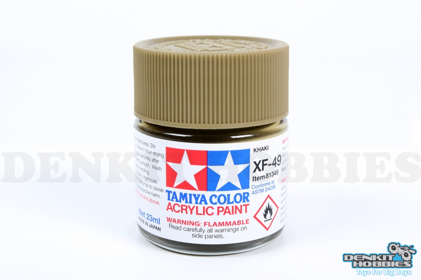 XF-49 KHAKI ACRYLIC PAINT 23ML TAMIYA