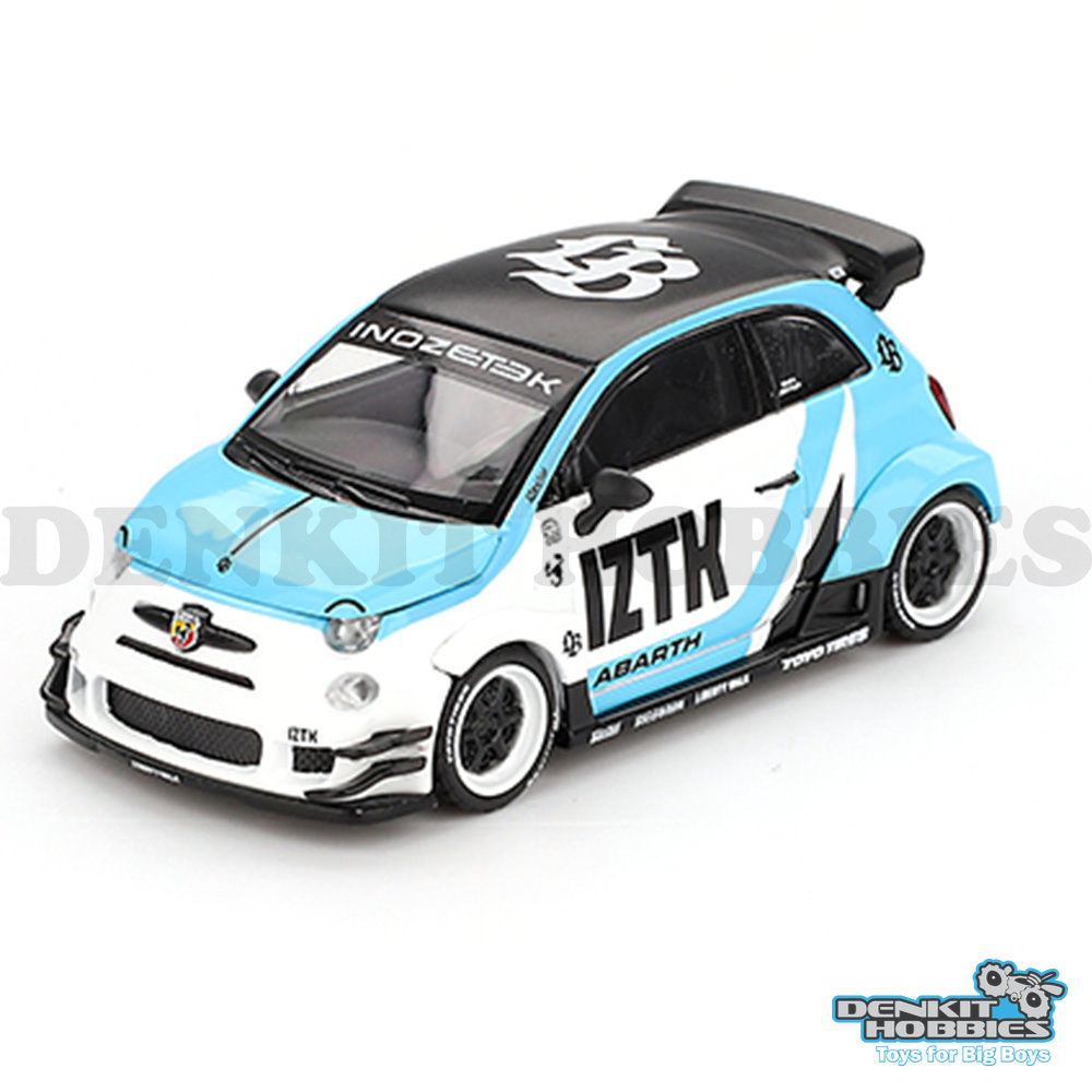 ABARTH 595 LB-WORKS X ABAS WORKS IZTK 1/64 SCALE MINI GT