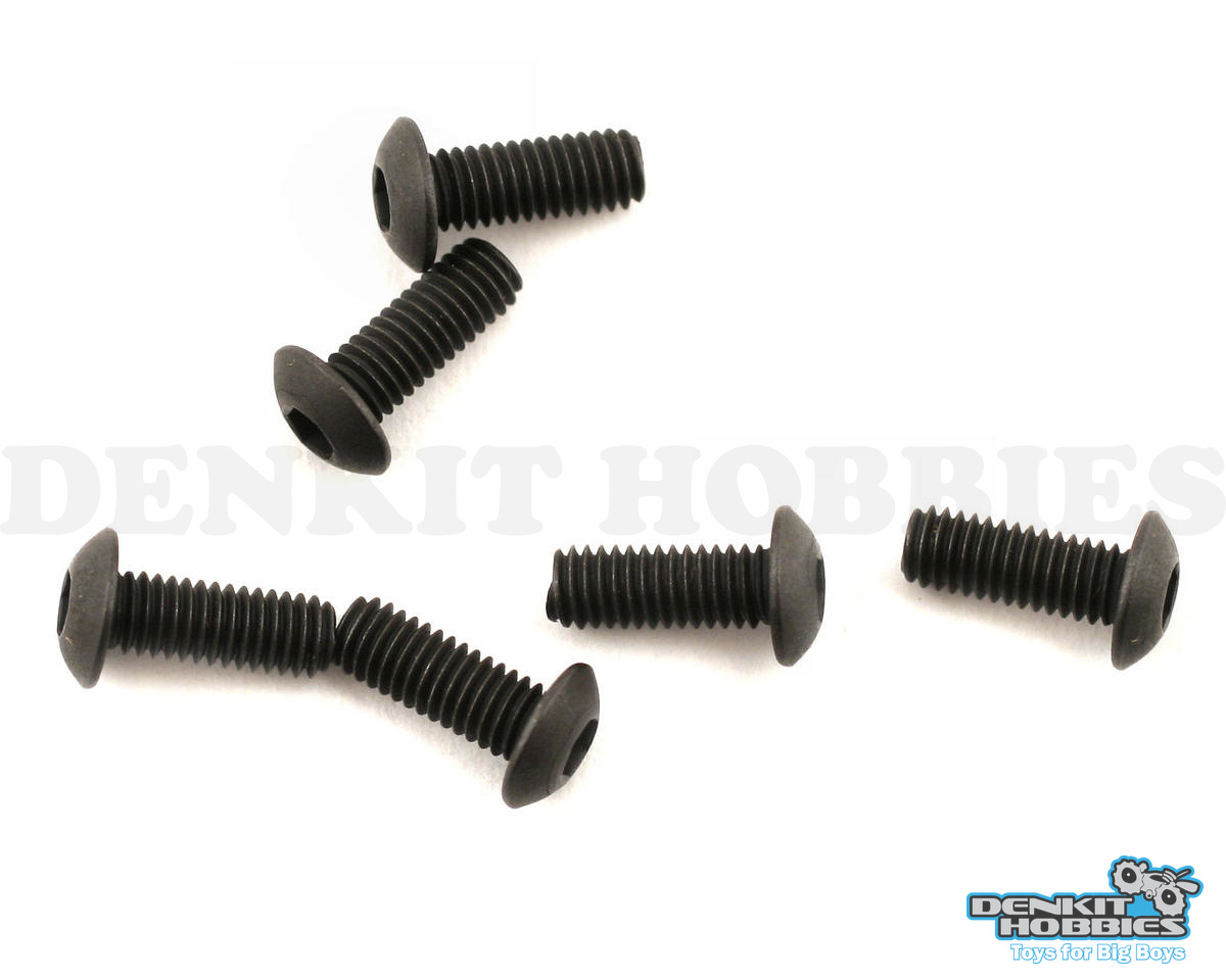 3X8MM BUTTON-HEAD SCREWS (6) TRAXXAS