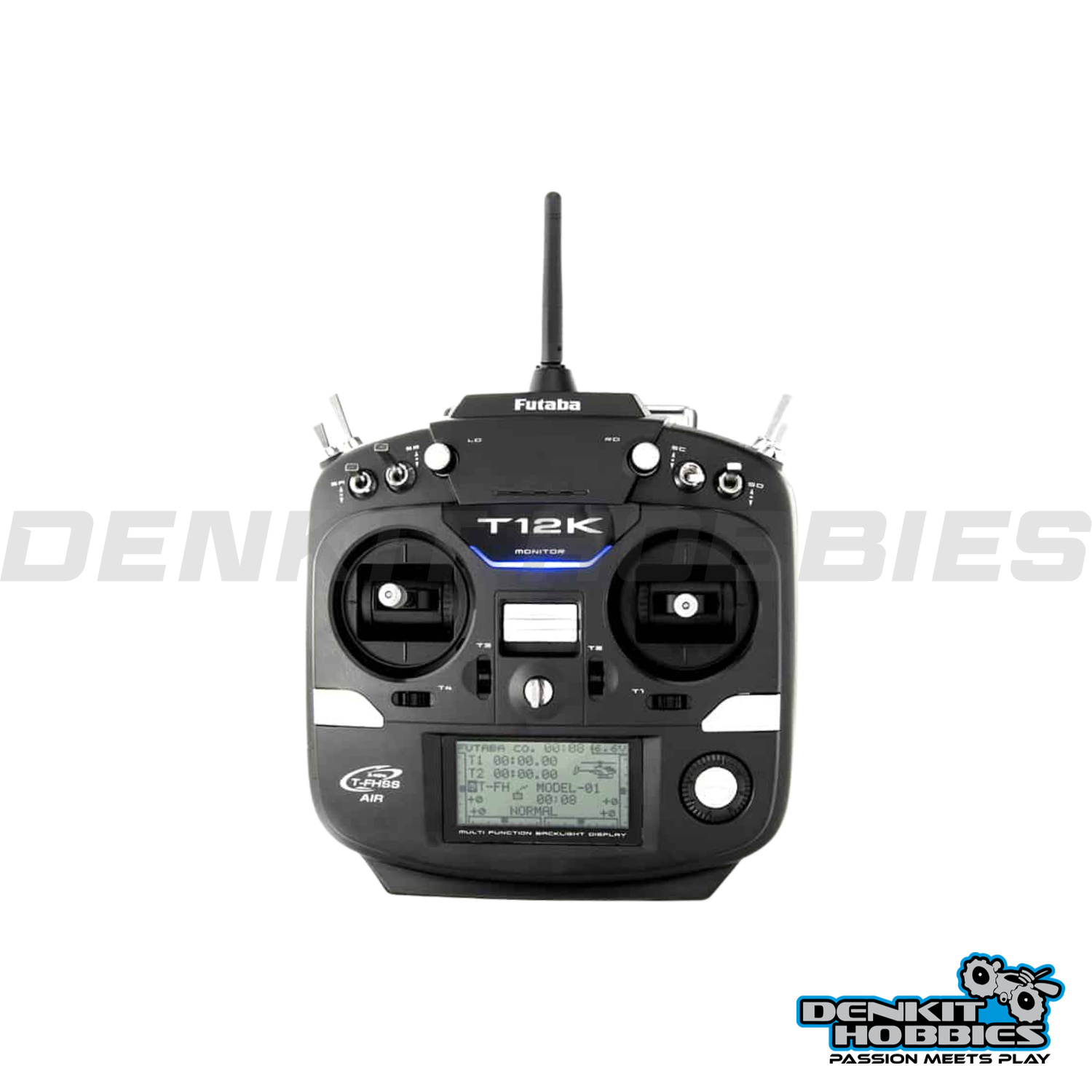 12K 14-CHANNEL T-FHSS TRANSMITTER WITH R3008SB RECEIVER FUTABA