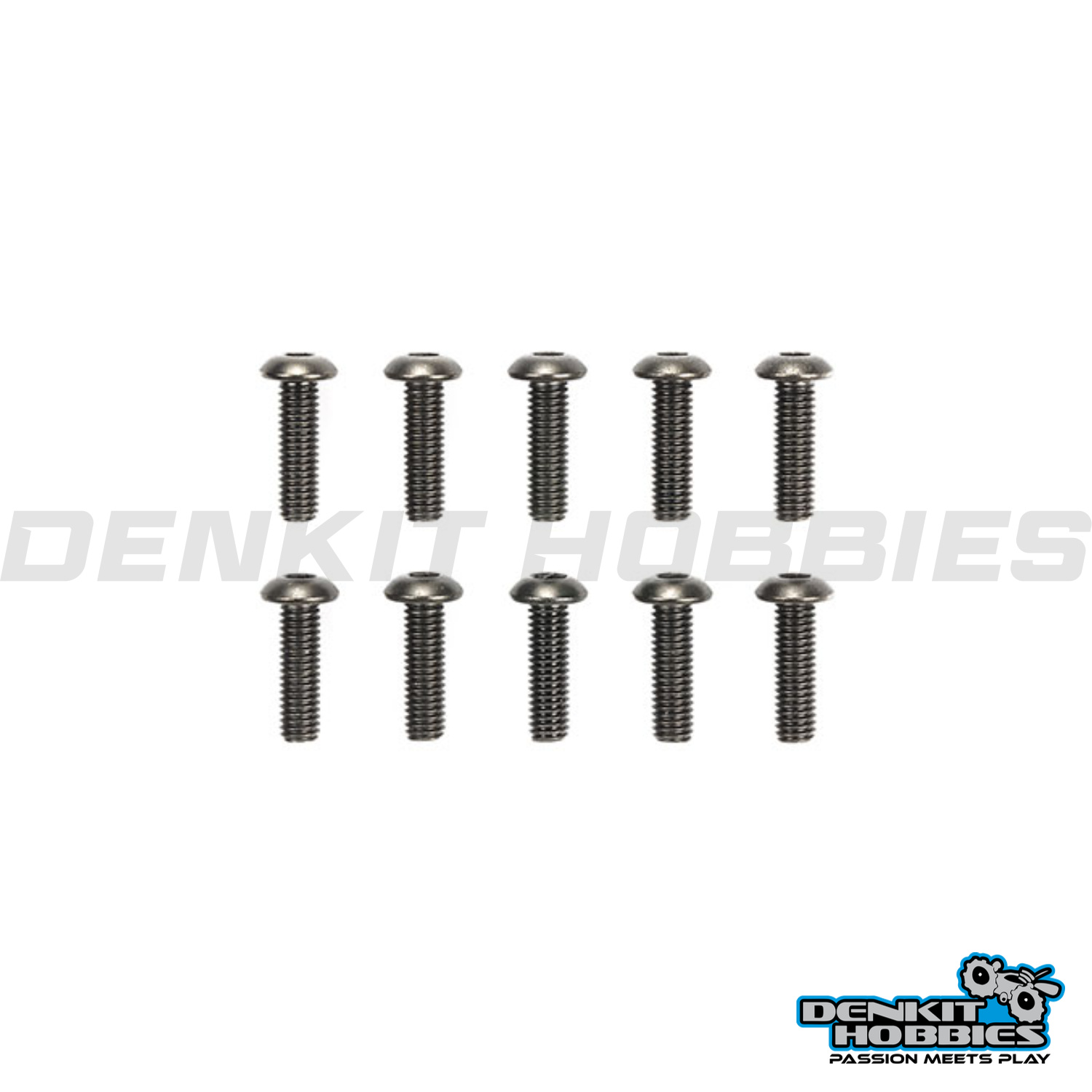 3x10MM STEEL HEX HEAD SCREWS (10) TAMIYA