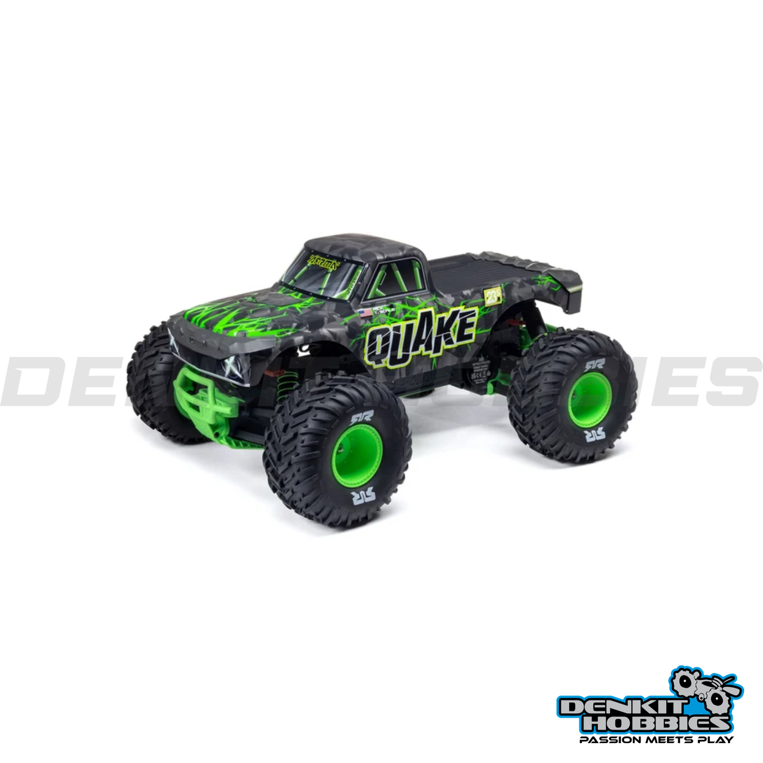 QUAKE 223S DSC 2WD READY TO RUN BRUSHLESS MONSTER TRUCK 1/10 SCALE ARRMA