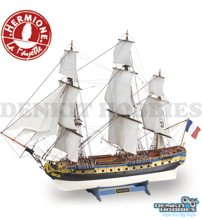 FRIGATE HERMIONE LA FAYETTE WOODEN KIT 1/89 SCALE ARTESANIA
