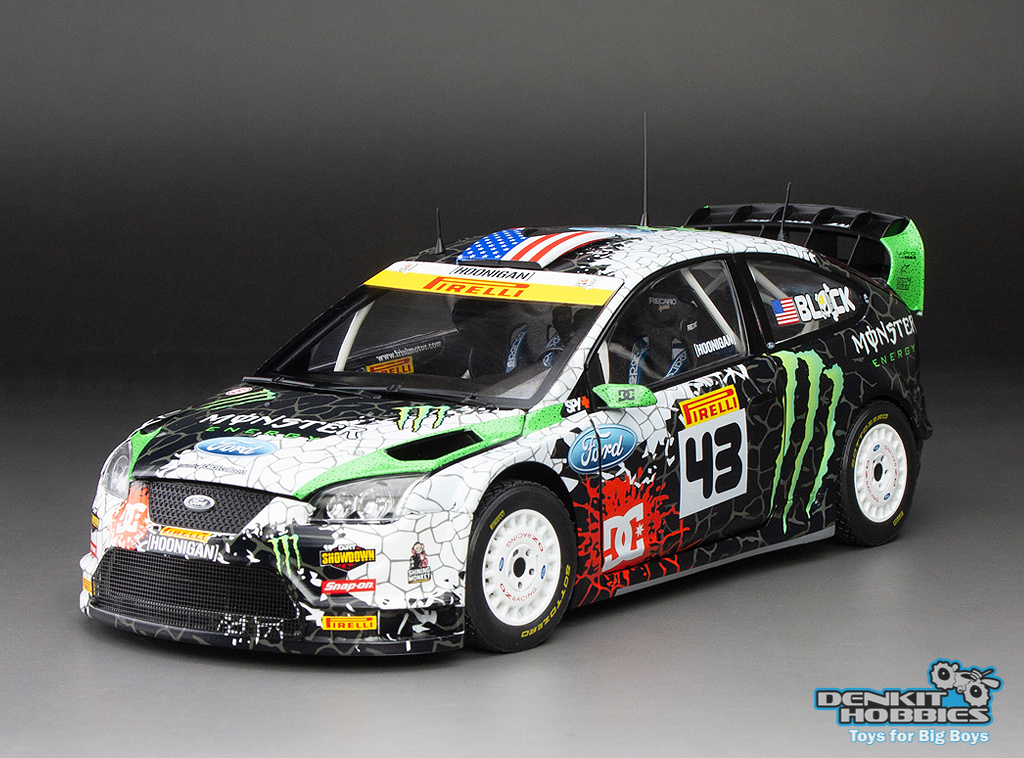 FORD FOCUS RS #43 KEN BLOCK 2012 ST. PETERSBURG RALLY LIMITED EDITION 1/18 SCALE SUN STAR