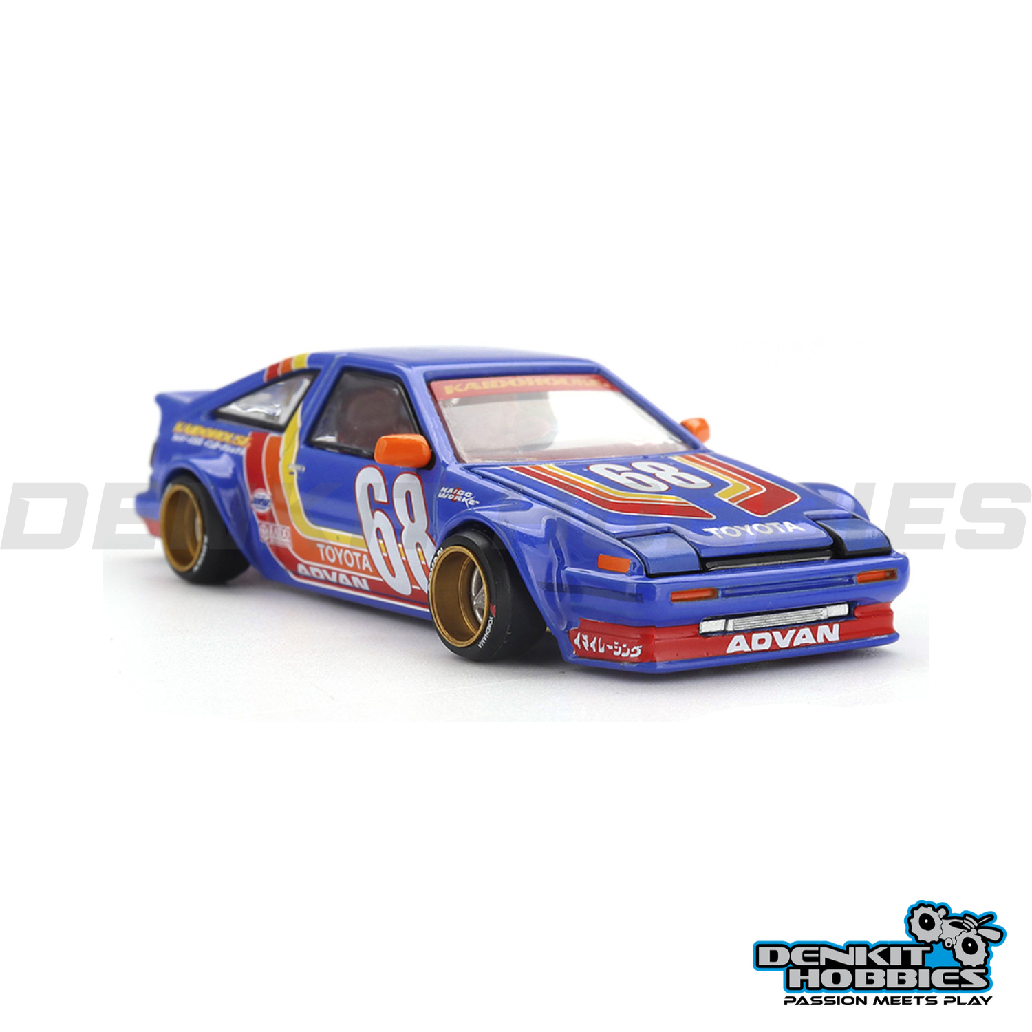 TOYOTA AE86 SPRINTER TRUENO KAIDO RACING V1 1/64 SCALE KAIDO HOUSE MINI GT