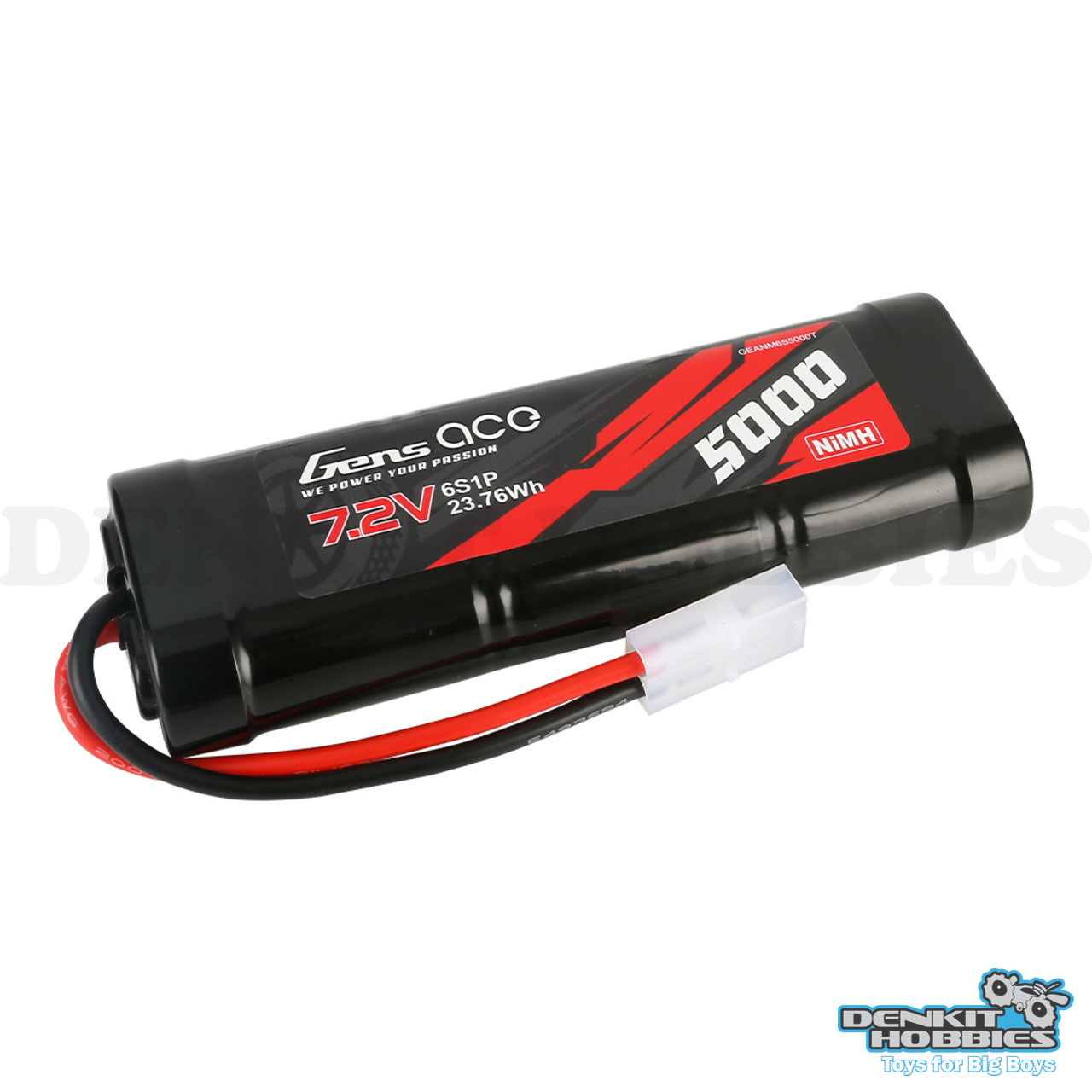 7.2V 5000MAH NI-MH BATTERY PACK WITH TAMIYA CONNECTOR GENS ACE