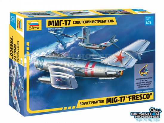 MIG-17 FRESCO PLASTIC MODEL KIT 1/72 ZVEZDA