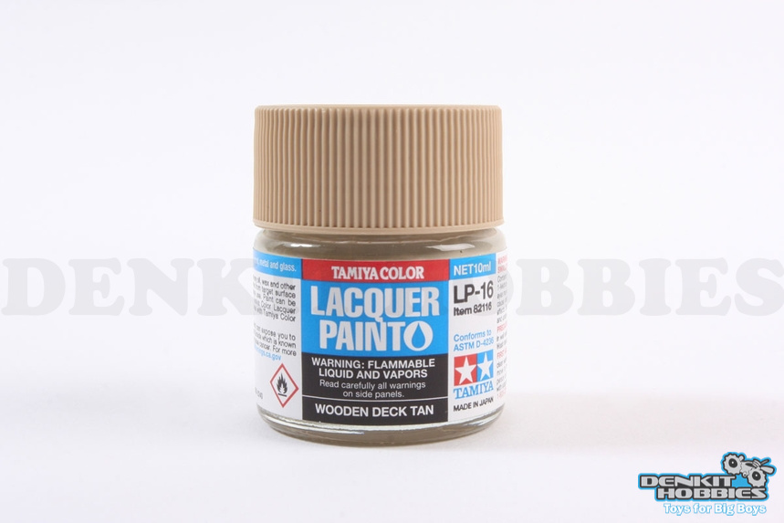 LP-16 WOODEN DECK TAN LACQUER PAINT 10ML TAMIYA