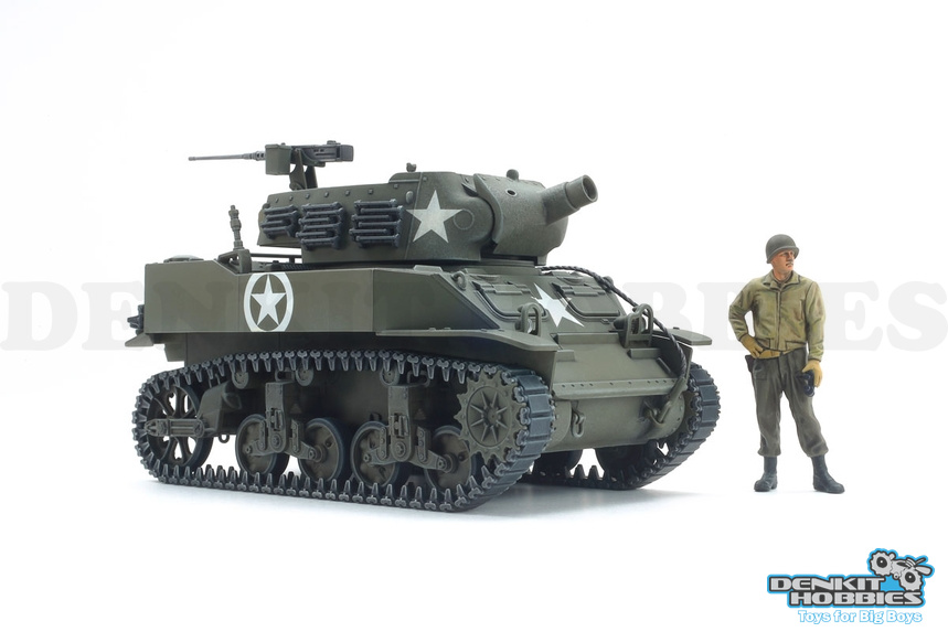HOWITZER MOTOR CARRIAGE M8 PLASTIC MODEL KIT 1/48 TAMIYA