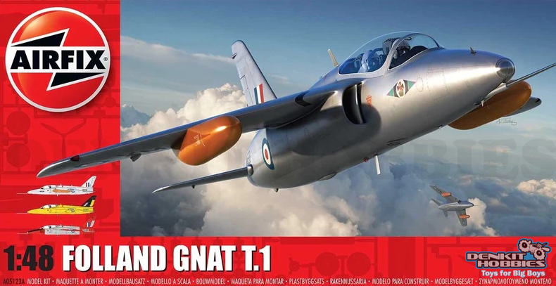 FOLLAND GNAT T.1 PLASTIC MODEL KIT 1/48 AIRFIX