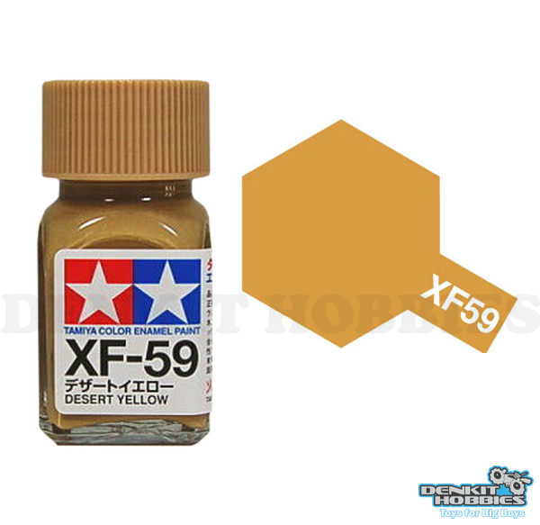 XF-59 DESERT YELLOW ENAMEL PAINT 10ML TAMIYA