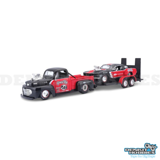 FORD F1 PICKUP 1948 & MUSTANG GT 1967 DESIGN 1/24 MAISTO