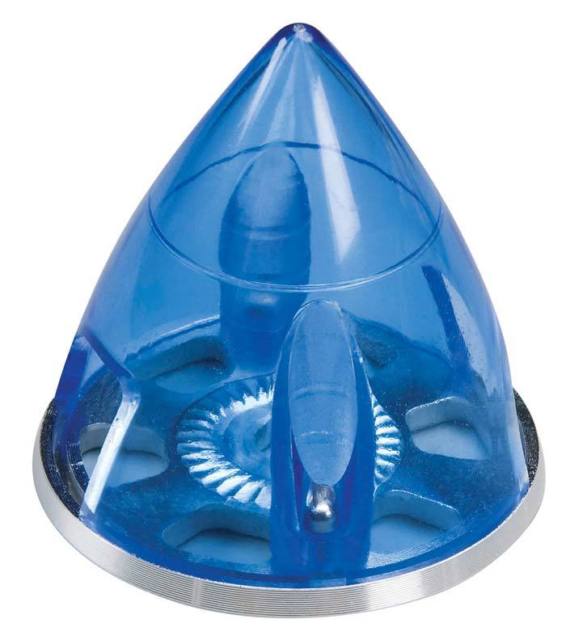 1 1/2 INCH E-SPINNER BLUE ALUM