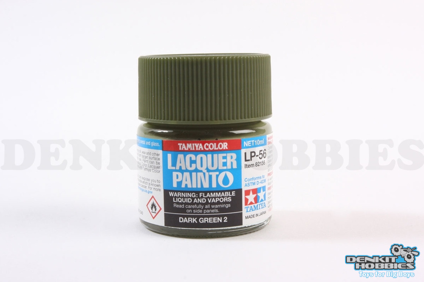 LP-56 DARK GREEN 2 LACQUER PAINT 10ML TAMIYA
