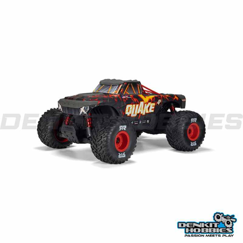 QUAKE 4S 4WD MONSTER TRUCK READY TO RUN 1/8 SCALE ARRMA