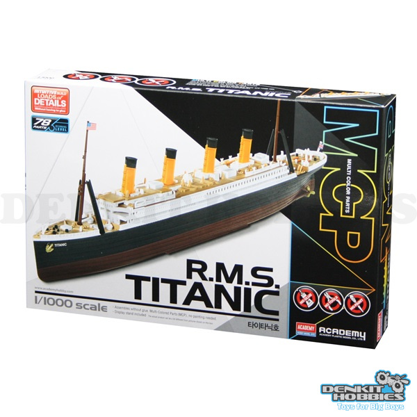 R.M.S. TITANIC MCP PLASTIC MODEL KIT 1/1000 SCALE ACADEMY