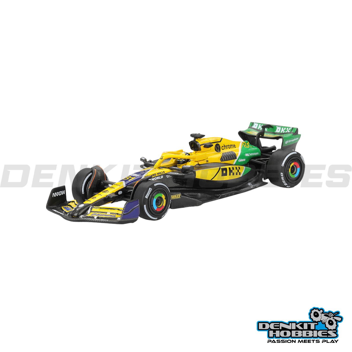 MCLAREN MCL38 #81 OSCAR PIASTRI 2024 F1 MONACO GP 2ND PLACE 1/64 SCALE MINI GT
