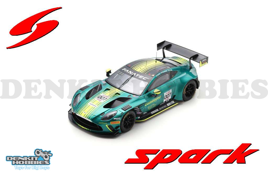 ASTON MARTIN VANTAGE AMR GT3 EVO #007 WINNER 24H SPA 2024 1/18 SCALE SPARK