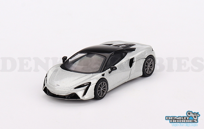 MCLAREN ARTURA ICE SILVER 1/64 MINI GT