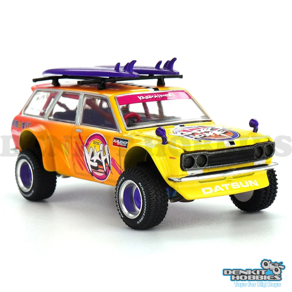 DATSUN KAIDO 510 WAGON 4X4 KAIDO ISLANDS V1 1/64 SCALE KAIDO HOUSE MINI GT