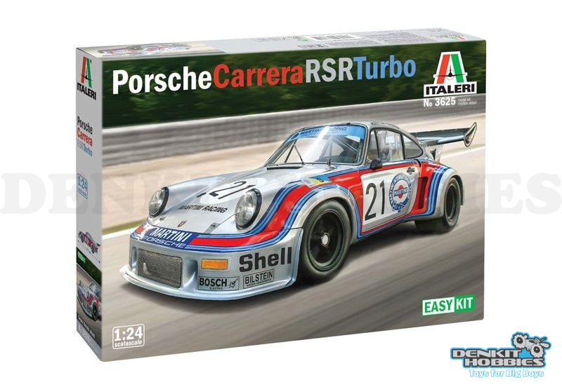PORSCHE CARRERA RSR TURBO PLASTIC MODEL KIT 1/24 ITALERI
