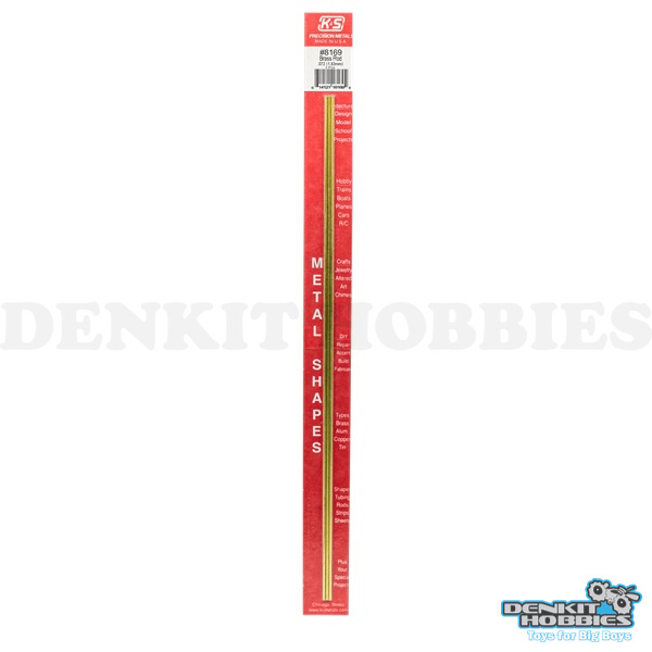 .072 ROUND BRASS ROD (3) K&S METALS