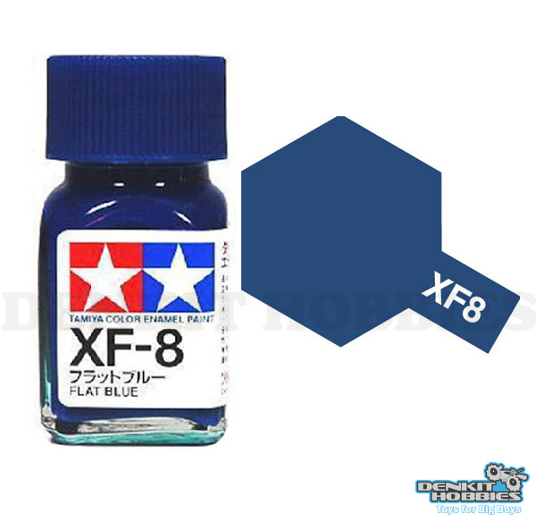XF-8 FLAT BLUE ENAMEL PAINT 10ML TAMIYA